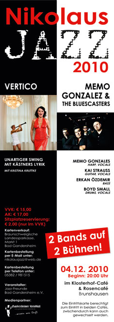 Einladung Nikolaus-Jazz 2010